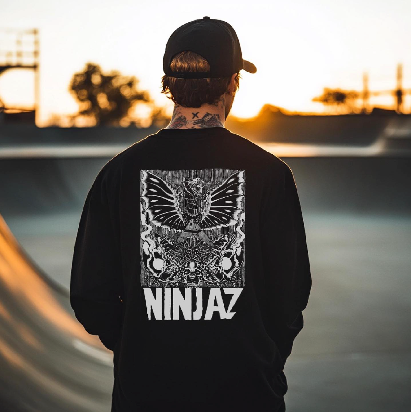 Real Ninjaz Only ロンt NINJAZ Long Sleeve 100% Cotton - Ride Ninjaz