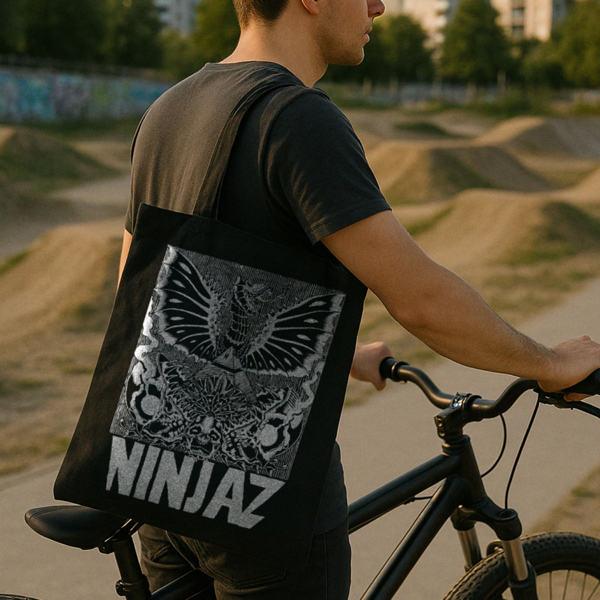 Ninjaz Tote Bag Organic Cotton Lifestyle